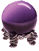 Gif animé gothique boule violette